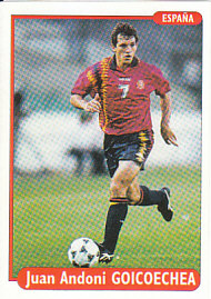Juan Andoni Goicoechea Spain samolepka DS EUROfoot 96 #98